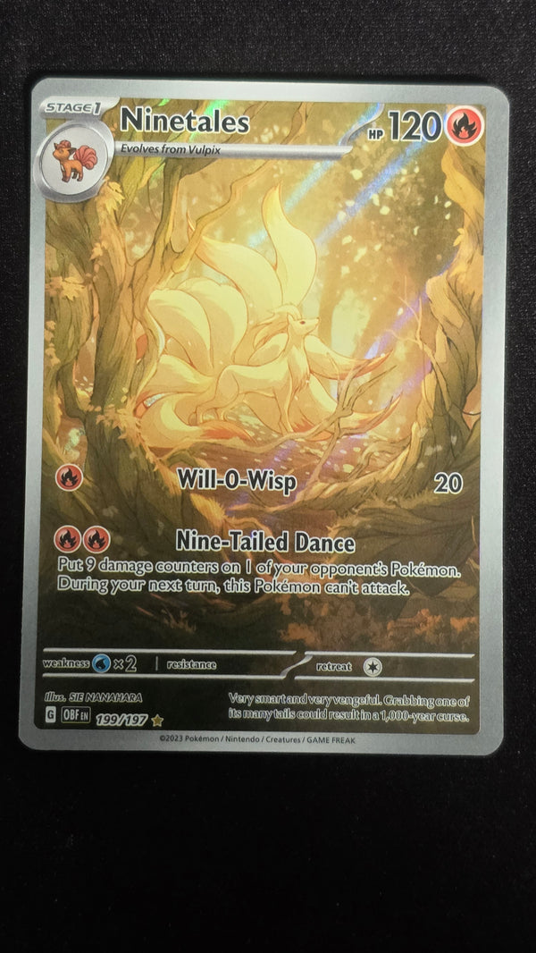 SV03: Obsidian Flames #199/197 Ninetales -199/197